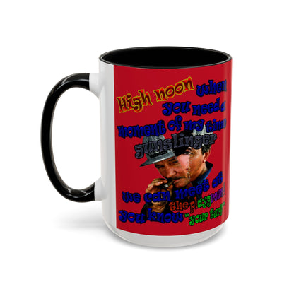 high noon - Accent Mug (dark red)