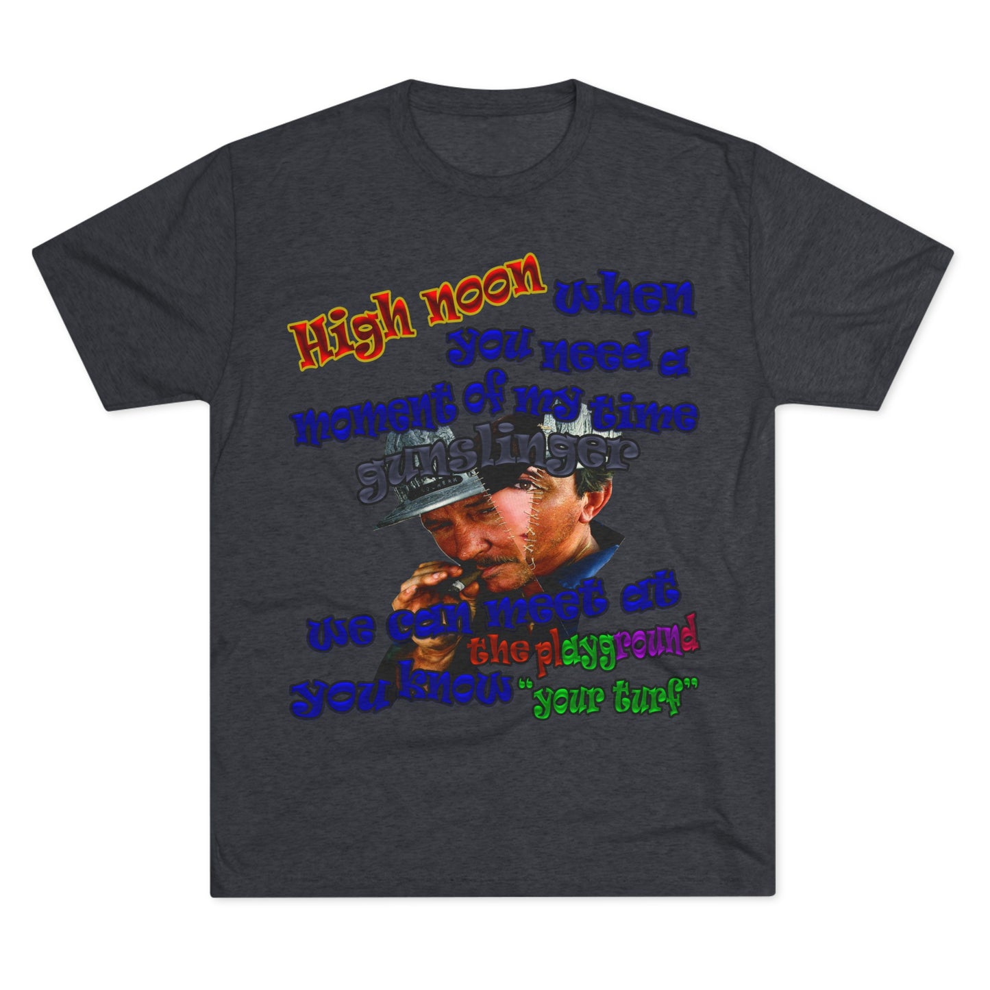 high noon - Unisex Tri-Blend Crew Tee