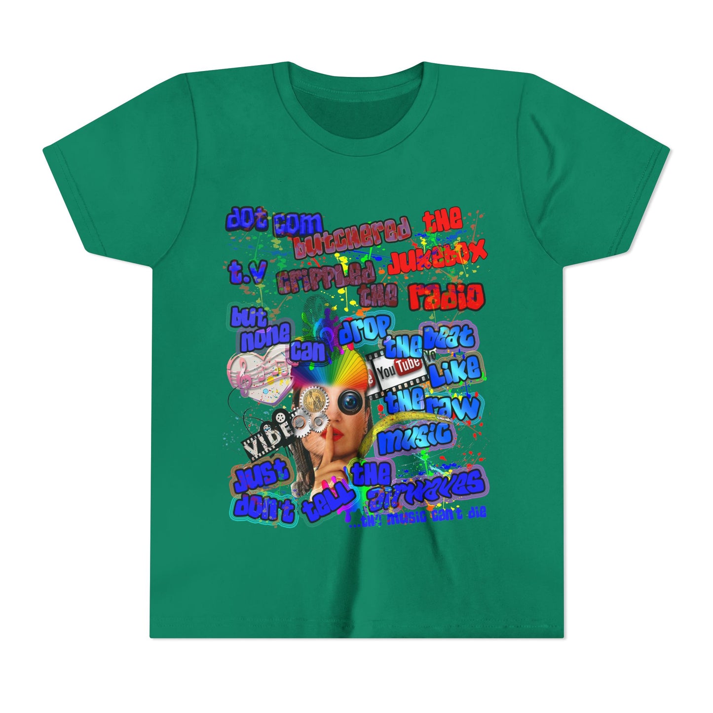 drop the beat - Youth Short Sleeve Tee