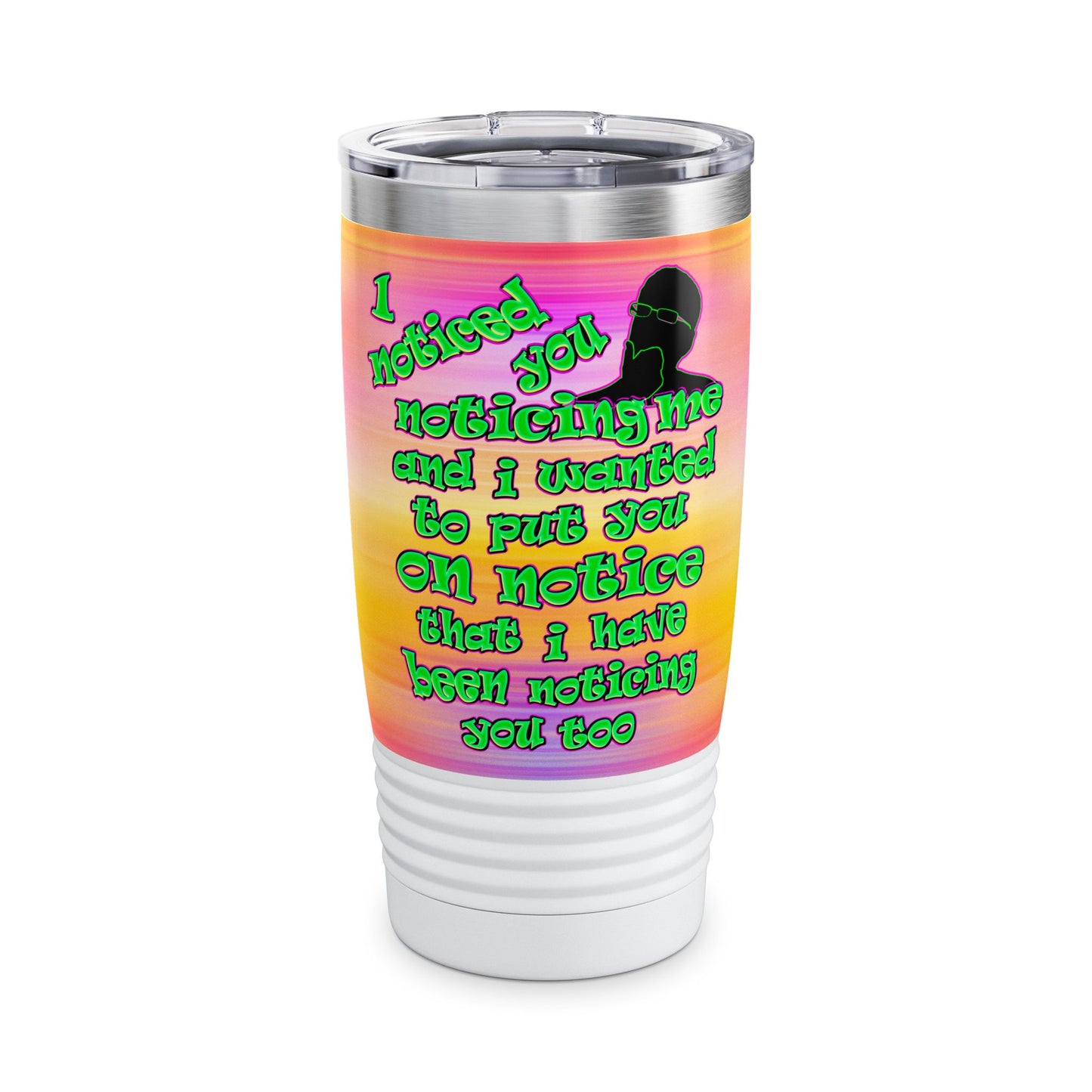 noticed you noticing - Ringneck Tumbler, 20oz (color blur)