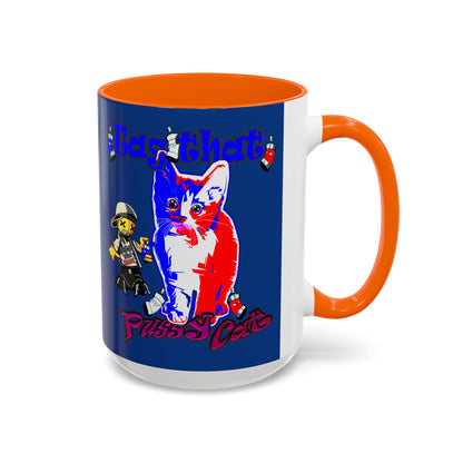 tag that - Accent Mug (dark blue)