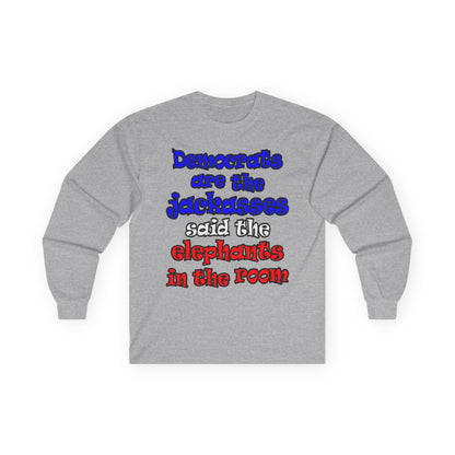 donkeys and elephants - Ultra Cotton Long Sleeve Tee