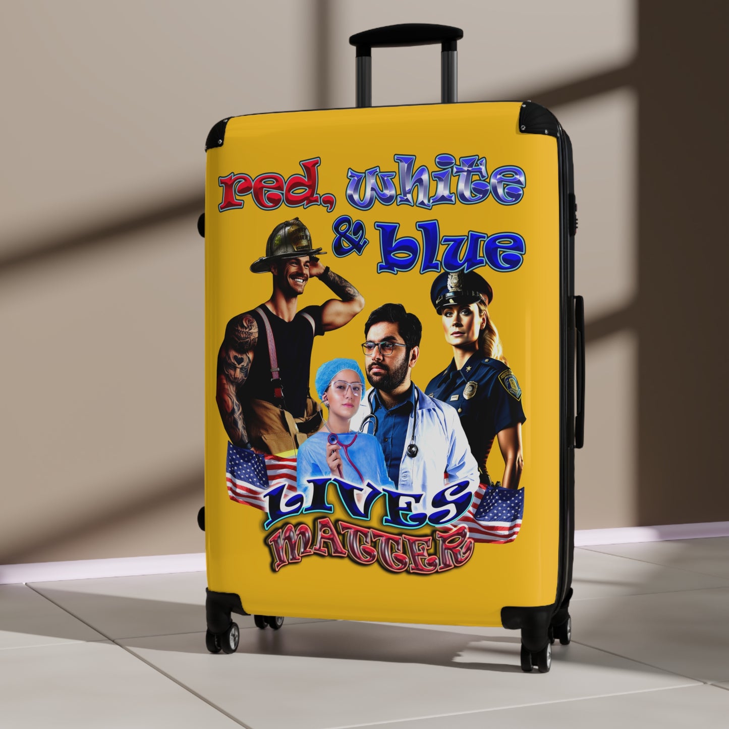 rw&b lives matter - Suitcase (yellow)
