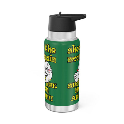 shoot the moon again - Gator Tumbler, 32oz (dark green)