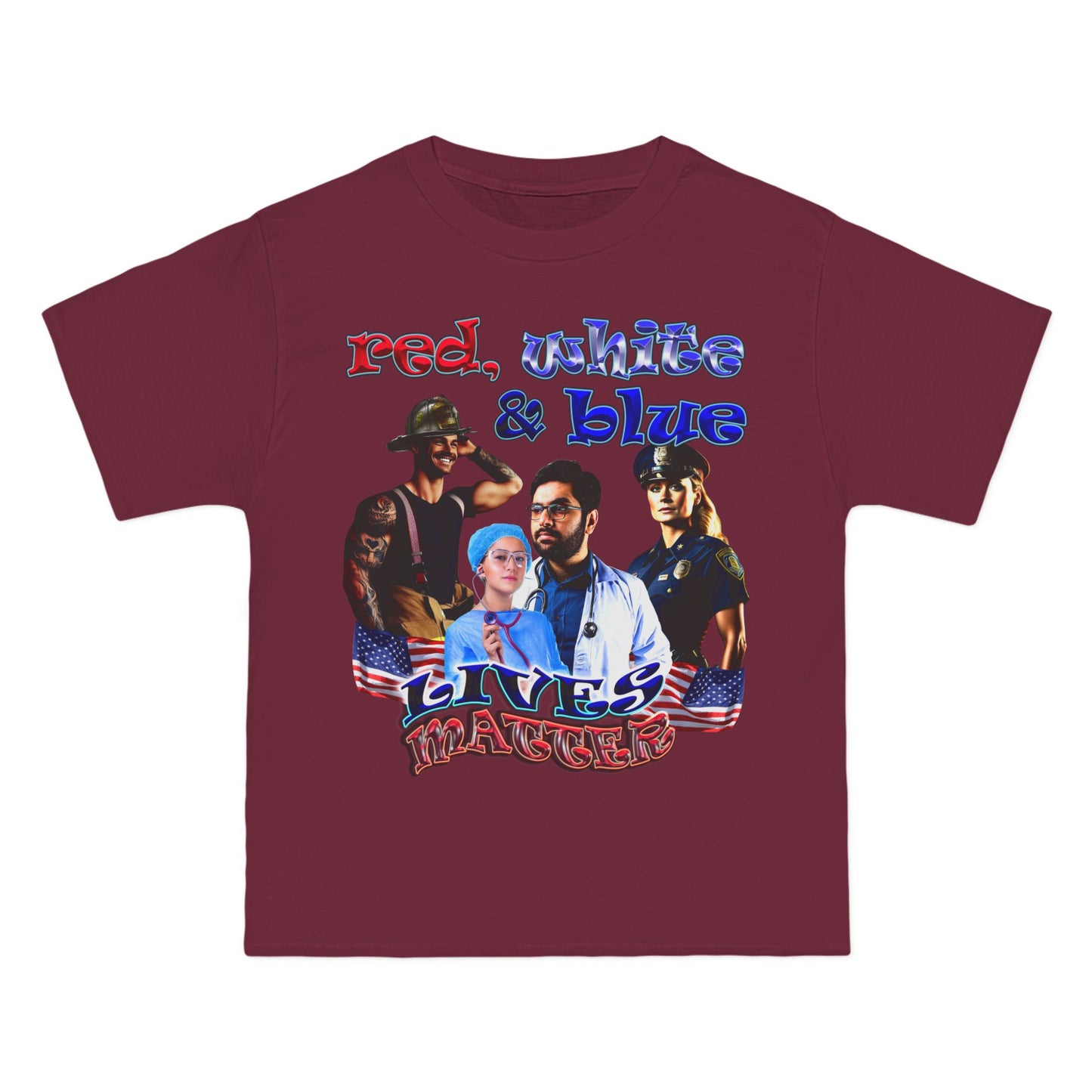 rw&b lives matter - Beefy-T®  Short-Sleeve T-Shirt