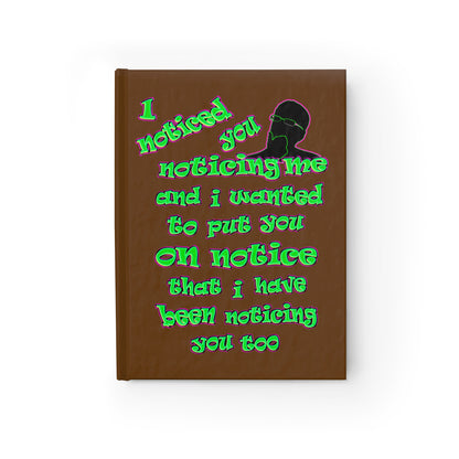 noticed you noticing - journal-blank (brown)