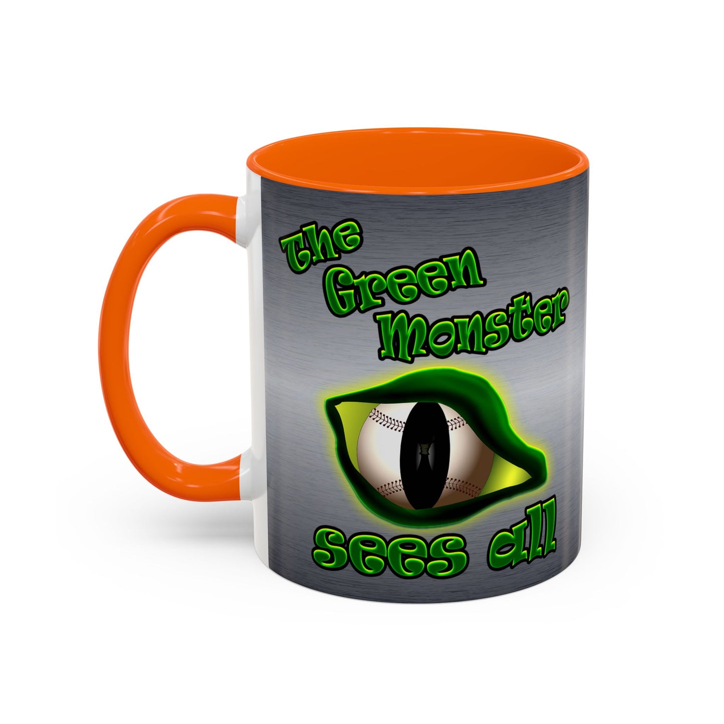 green monster - Accent Mug (brushed nickel)
