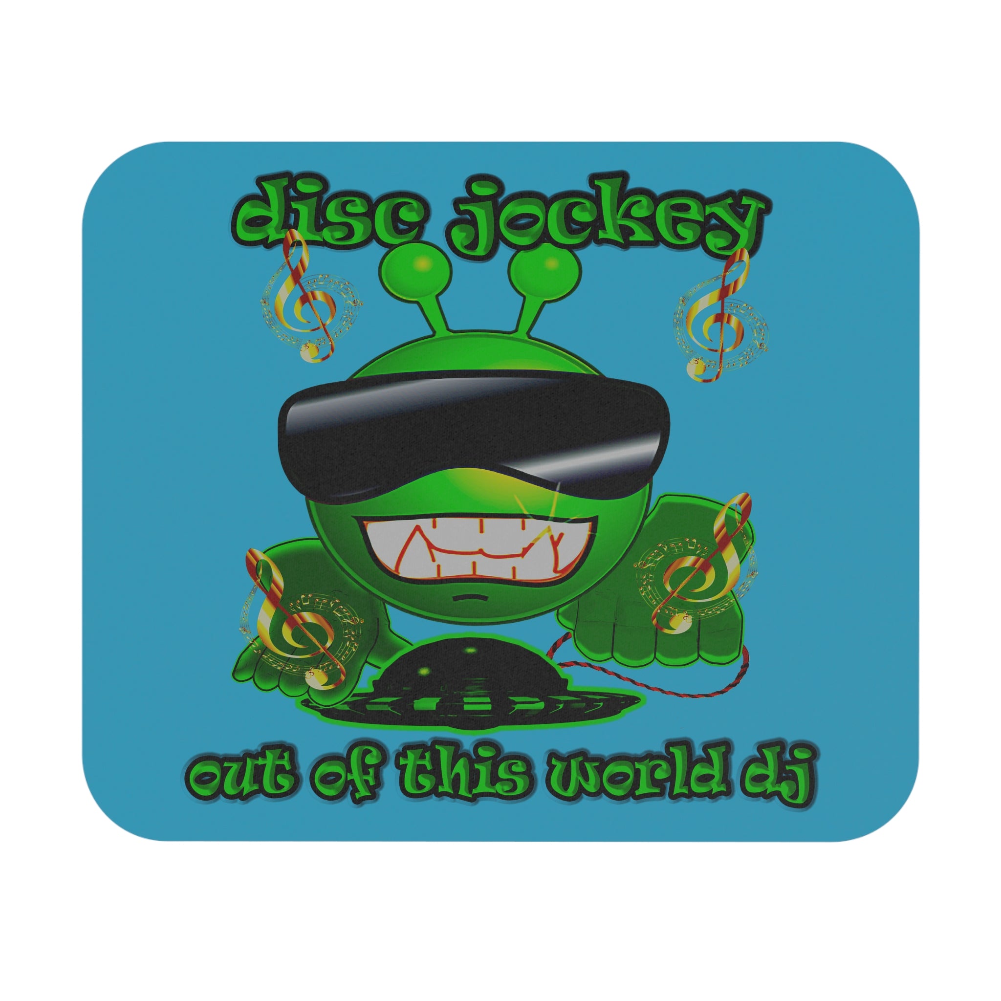disc jockey - Mouse Pad (Rectangle) (turquoise)