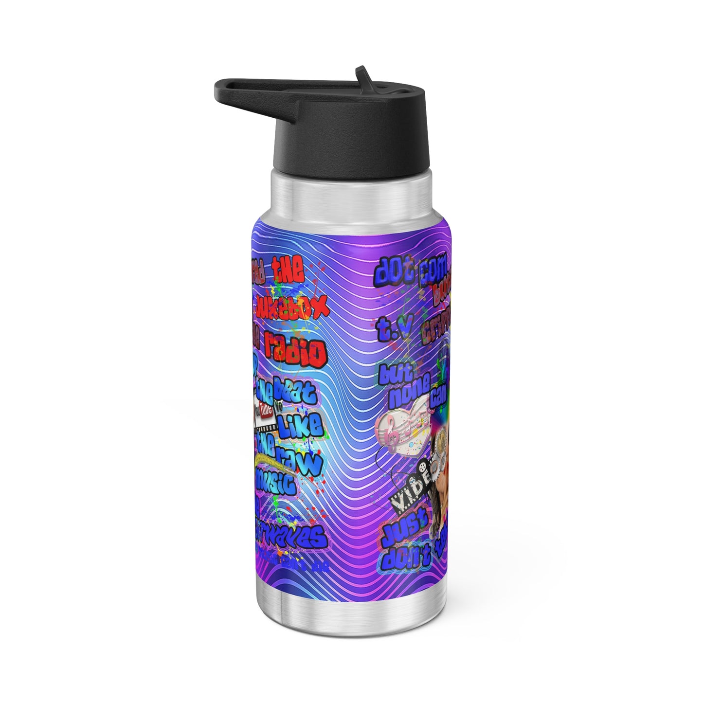 drop the beat - Gator Tumbler, 32oz  (purple wave)
