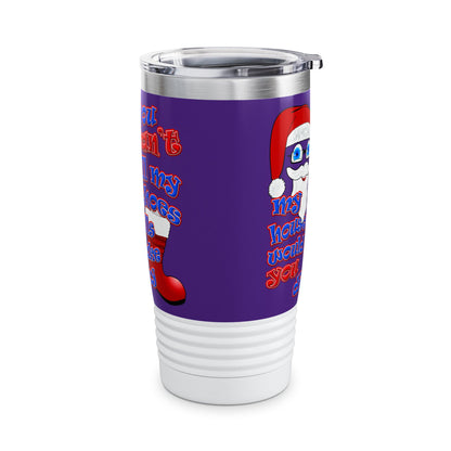 santa's shoes - Ringneck Tumbler, 20oz (purple)