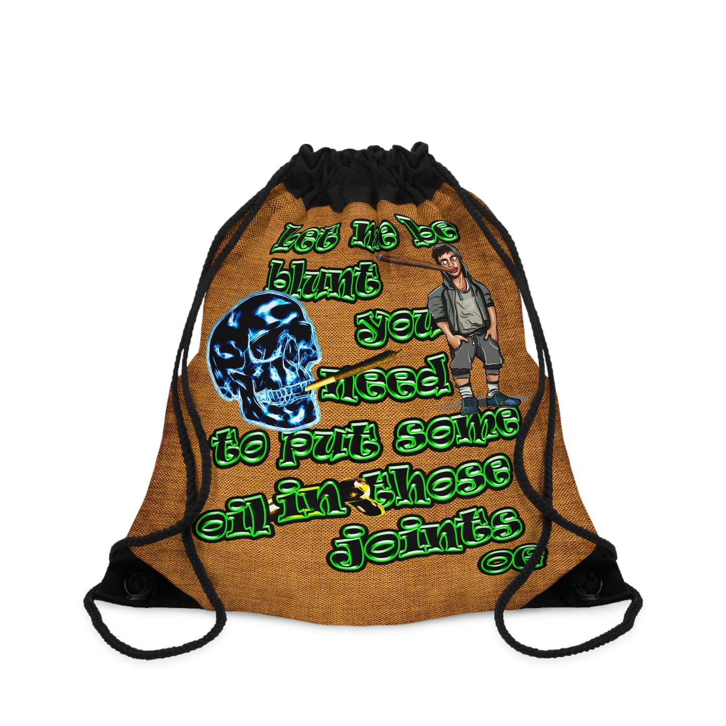 og - Drawstring Bag (dichromatic brown papyrus)