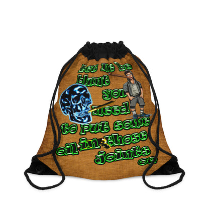 og - Drawstring Bag (dichromatic brown papyrus)
