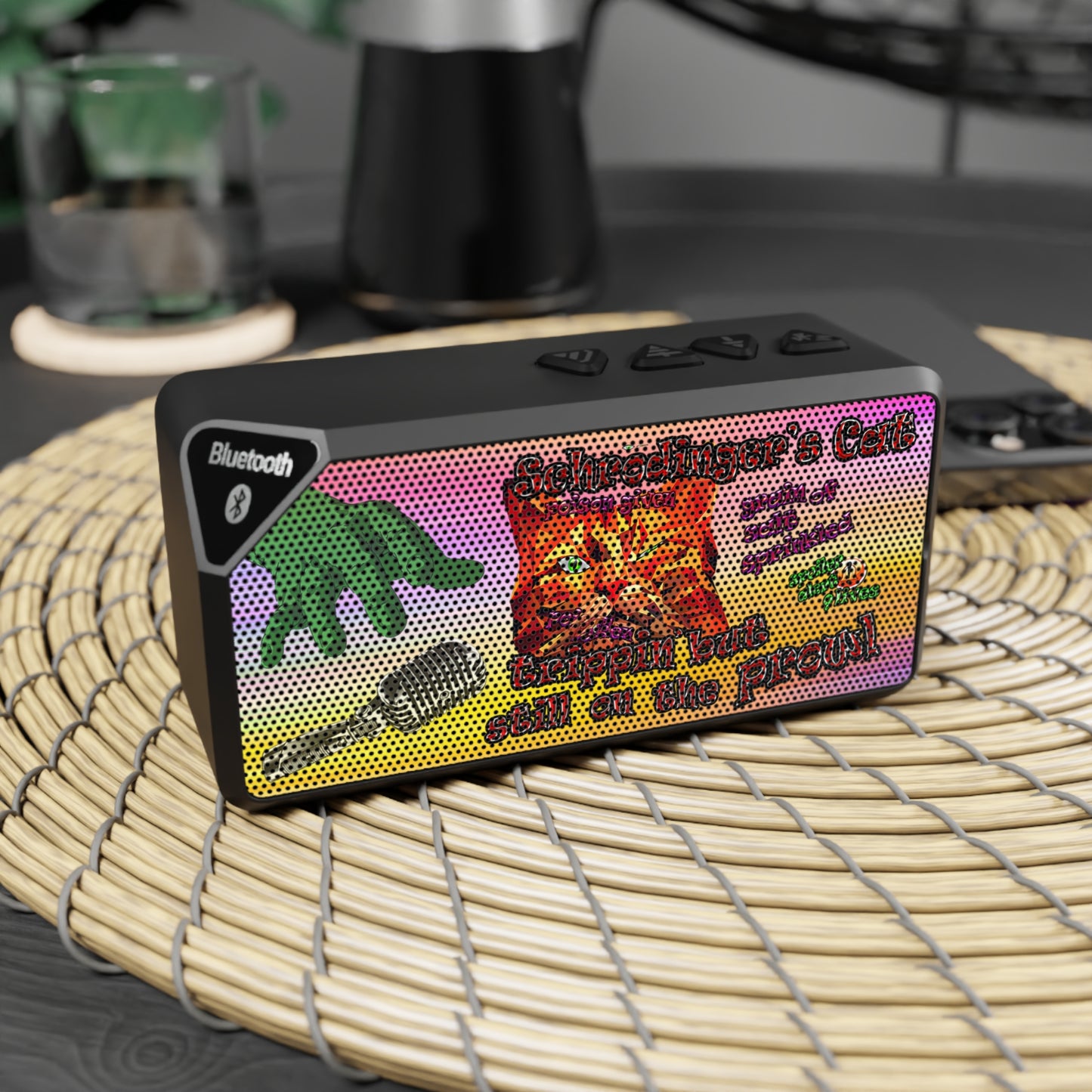 schrodinger's cat - Jabba Bluetooth Speaker (color blur)