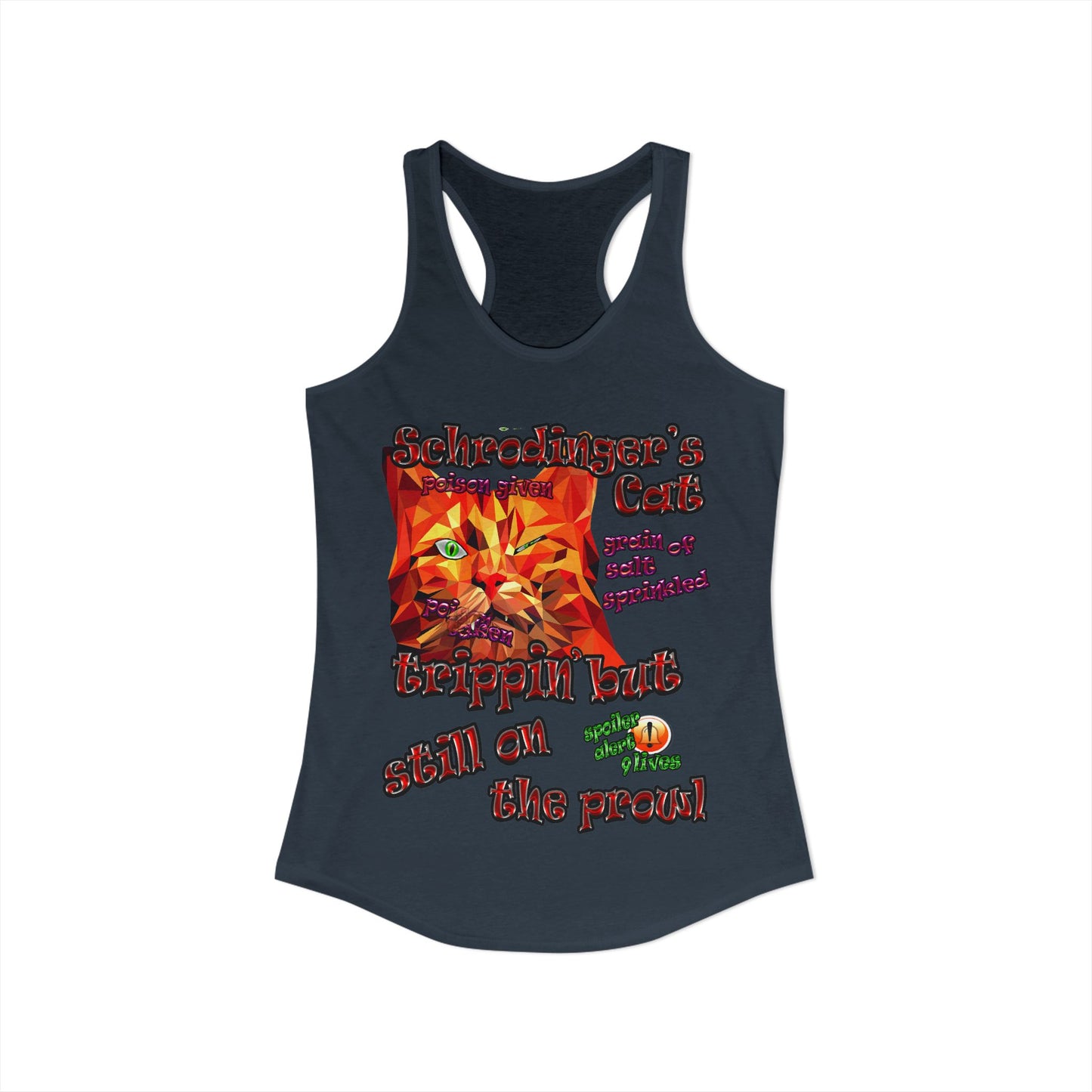 schrodinger's cat - Women's Ideal Racerback Tank