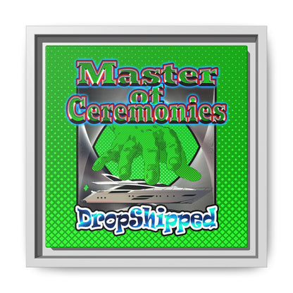 logo - framed canvas art (logo green)