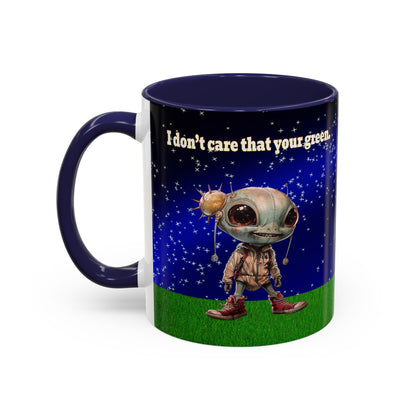 I don't care that your grey - Accent Mug ('snoops' background)