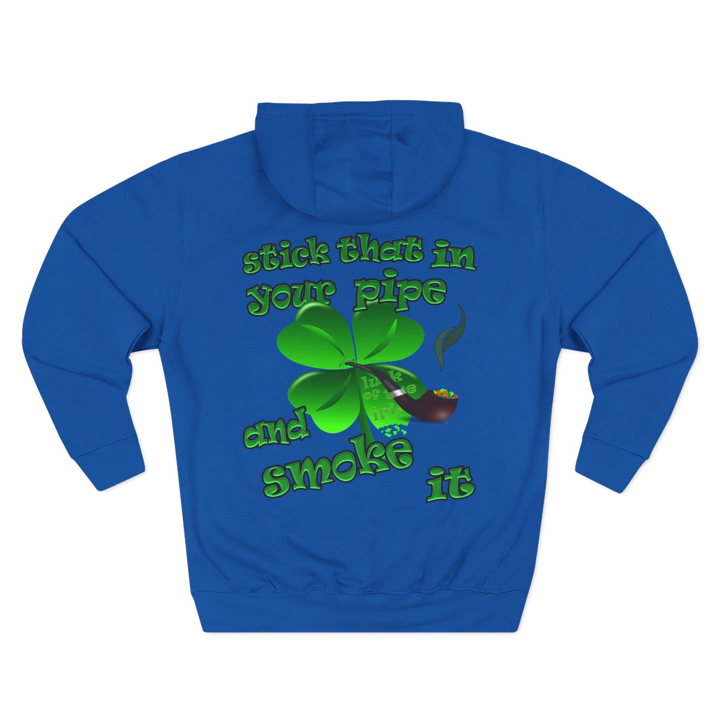 celtics logo - Three-Panel Fleece Hoodie