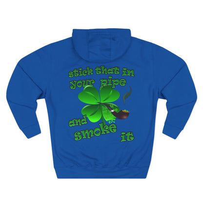 celtics logo - Three-Panel Fleece Hoodie