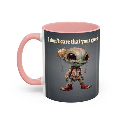 I don't care that your grey - Accent Mug (grey-light grey)
