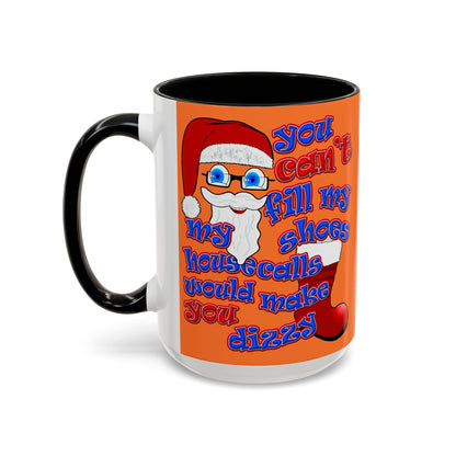 santa's shoes - Accent Mug (crusta)