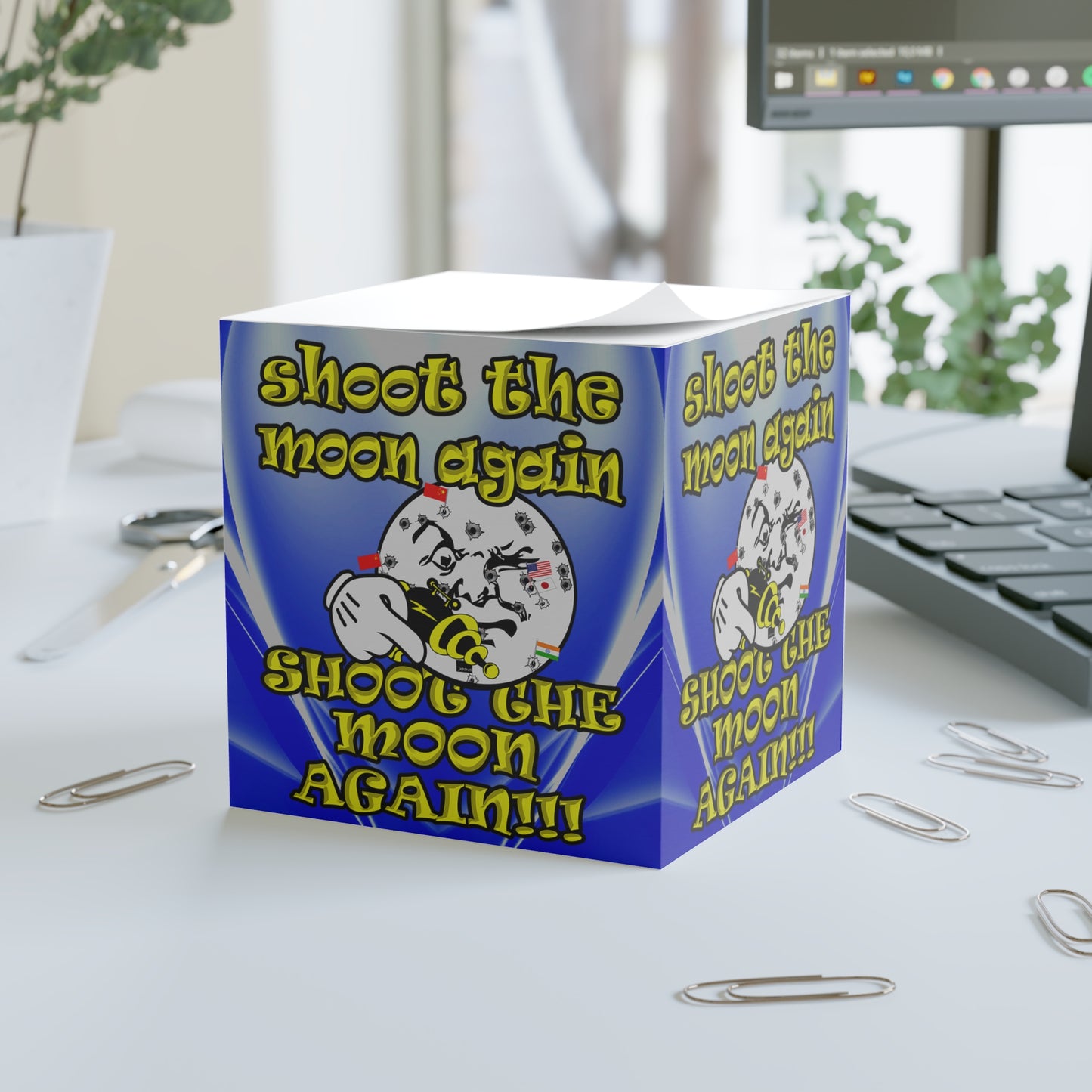 shoot the moon again - note cube (blue-white wave)