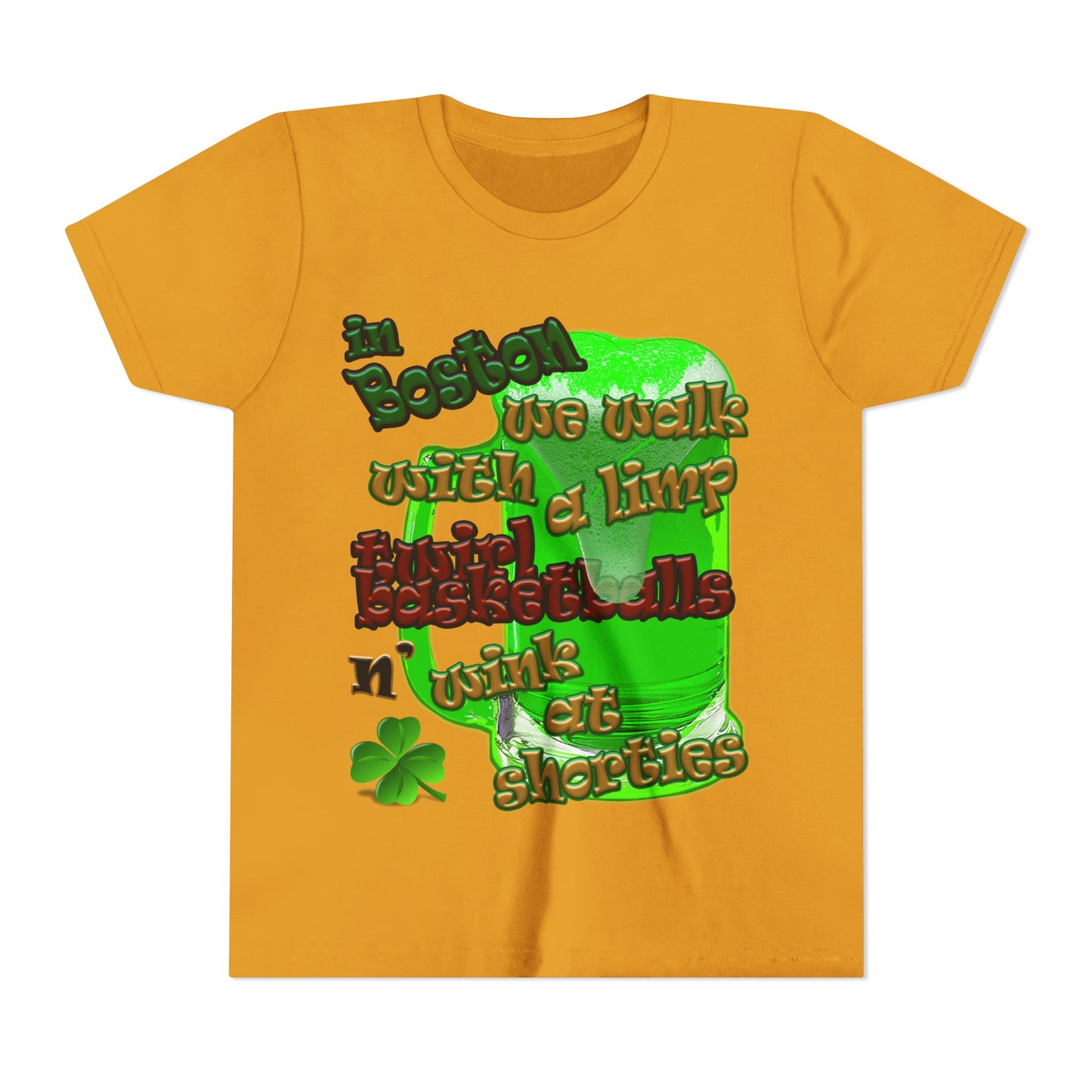 celtics logo - Youth Short Sleeve Tee