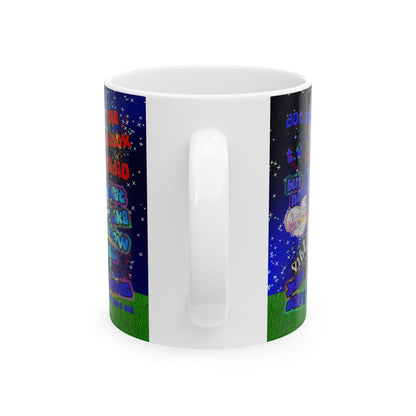 drop the beat - White Mug ('snoops' background)