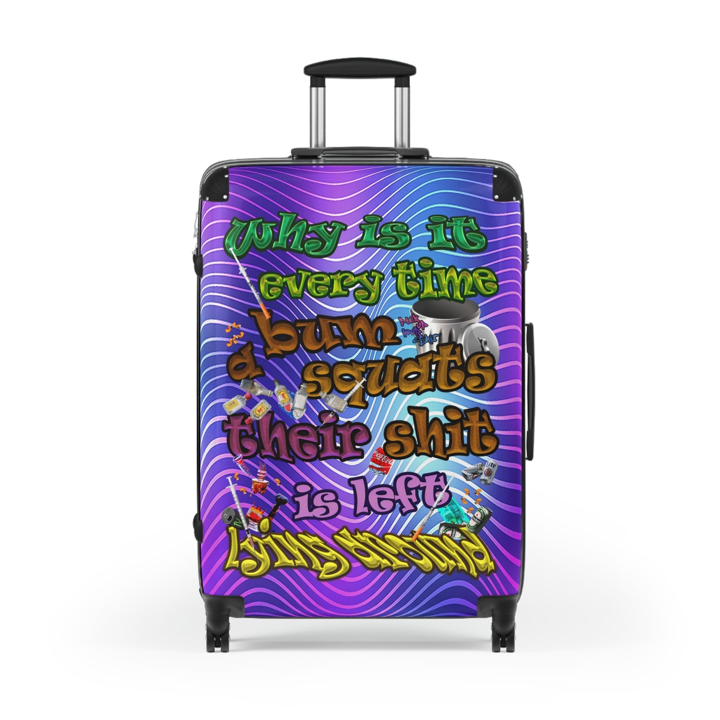 the bum's shit - Suitcase (purple wave)