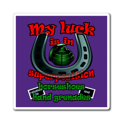 my luck - Magnets - (purple)