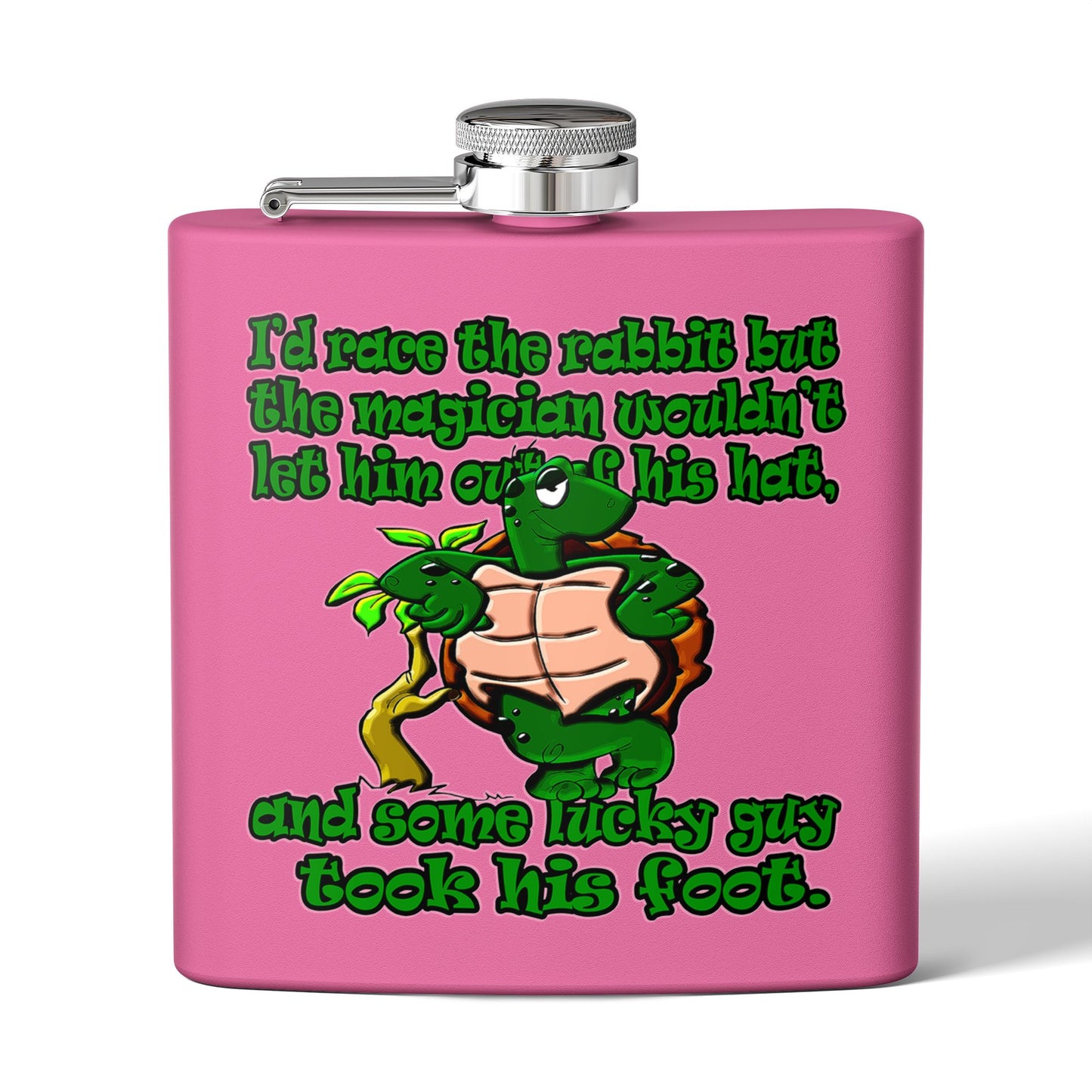 turtle race - Stainless Steel Flask