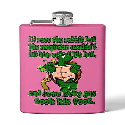 turtle race - Stainless Steel Flask