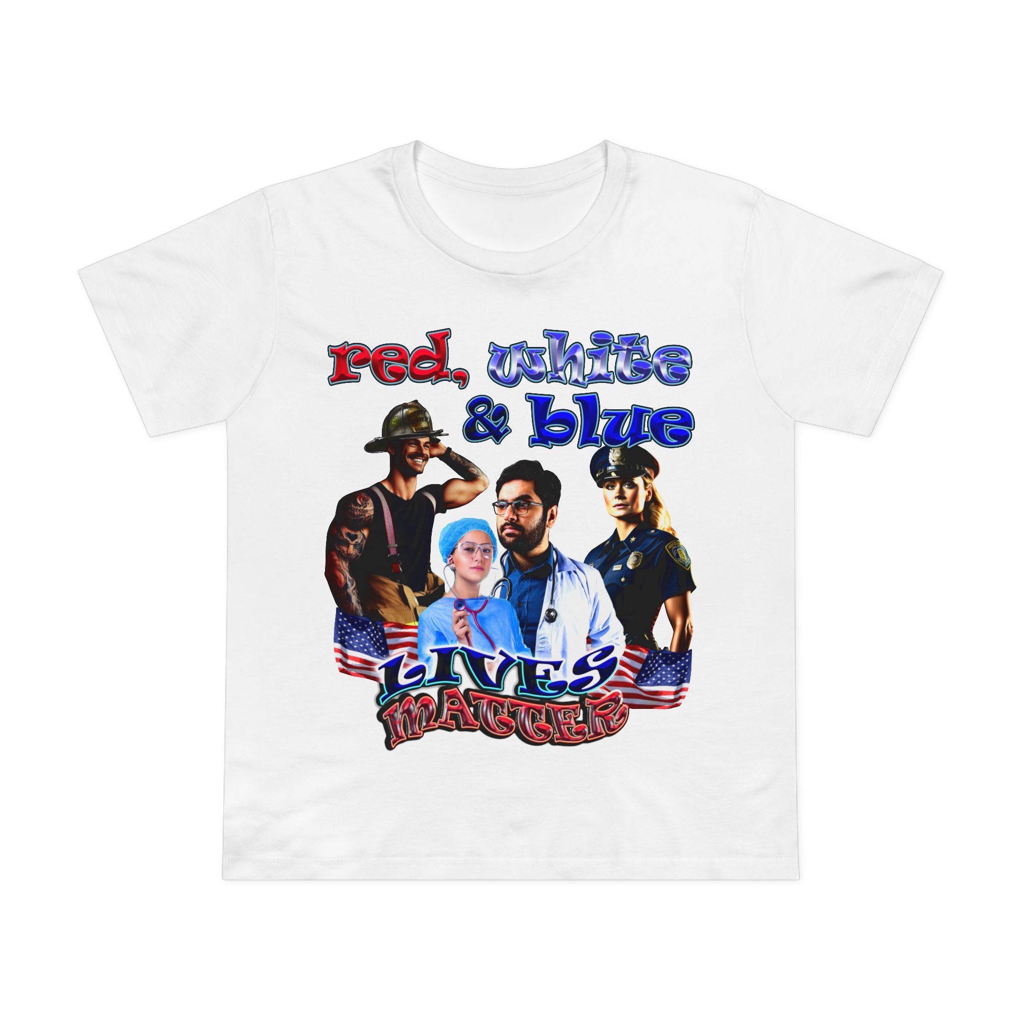 rw&b lives matter - Women’s Maple Tee