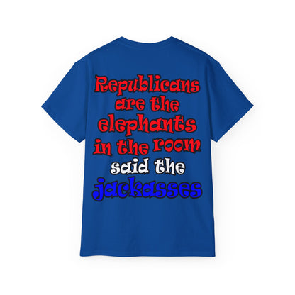 donkeys and elephants - Unisex Ultra Cotton Tee
