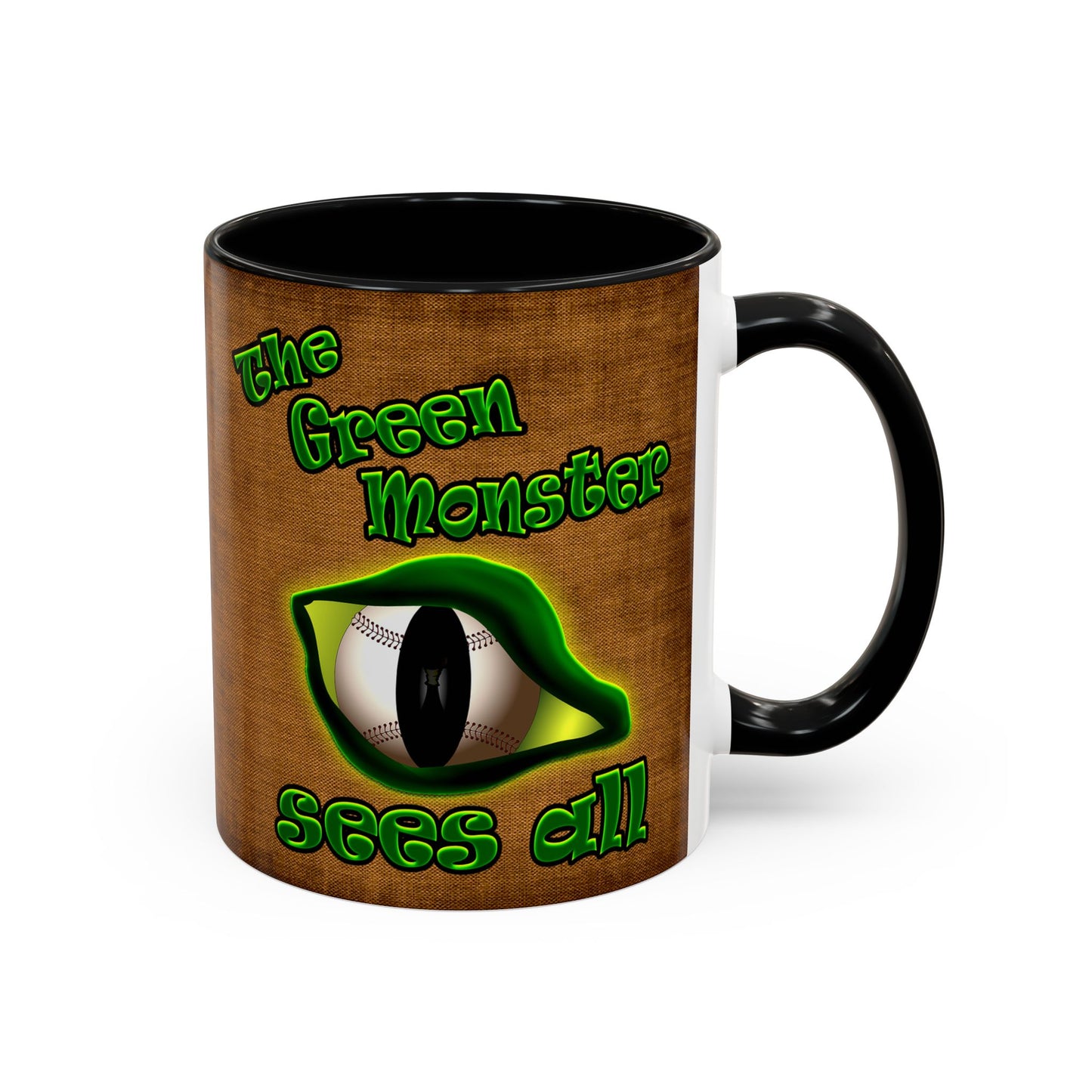 green monster - Accent Mug (brown papyrus)