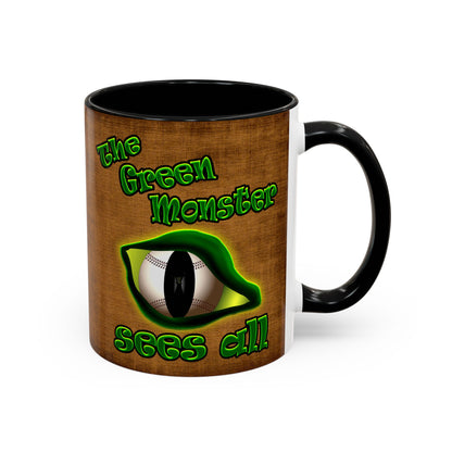 green monster - Accent Mug (brown papyrus)