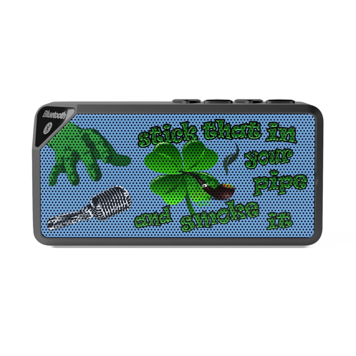 stick that in your pipe and smoke it - Jabba Bluetooth Speaker (light blue)