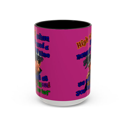 high noon - Accent Mug (pink)