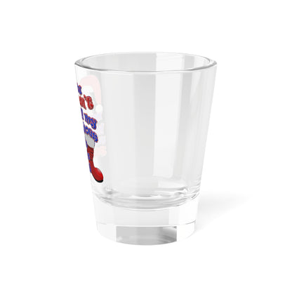 santa's shoes - Shot Glass