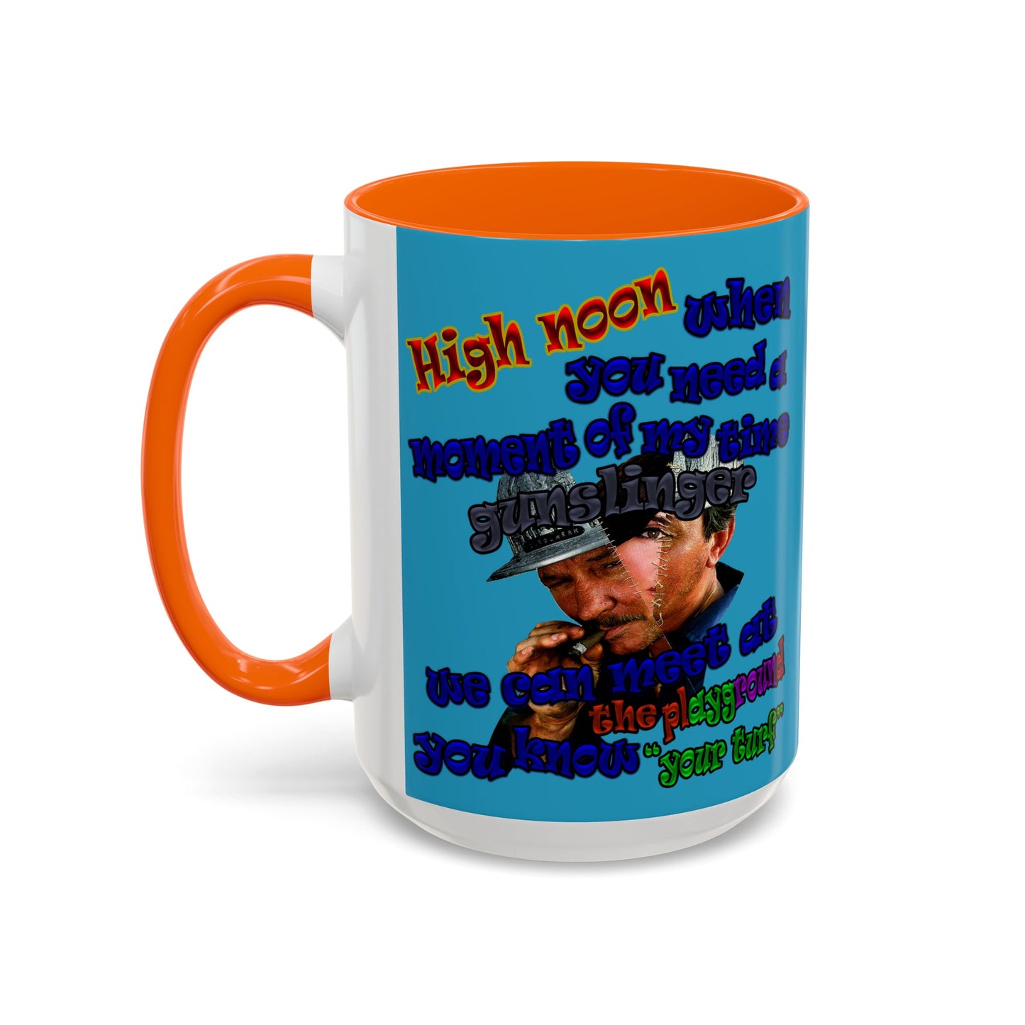 high noon - Accent Mug (turquoise)