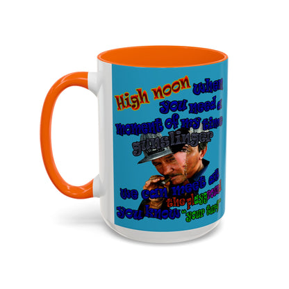 high noon - Accent Mug (turquoise)