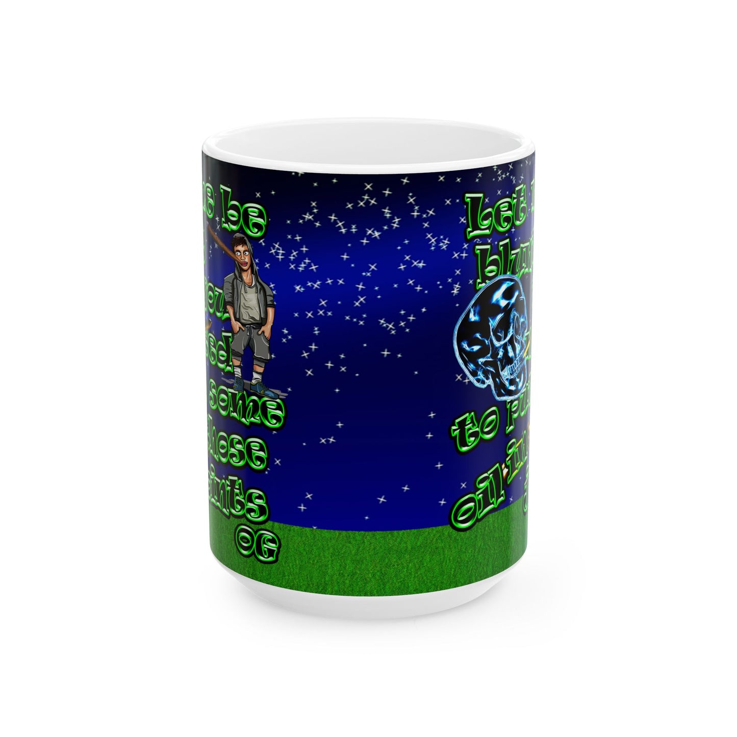 og - White Mug ('snoops' background)
