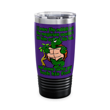 turtle race - Ringneck Tumbler, 20oz (purple)