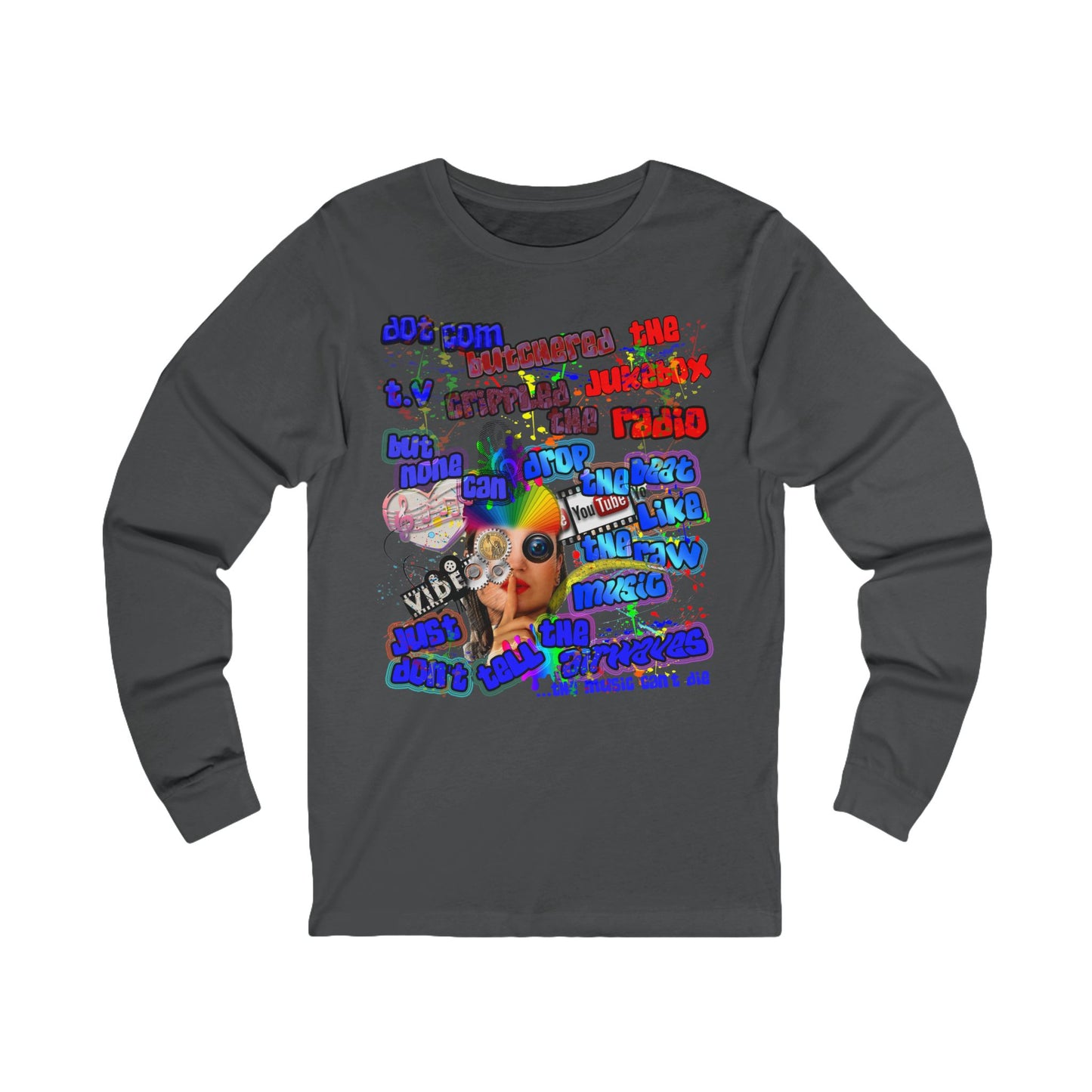 drop the beat - Unisex Jersey Long Sleeve Tee