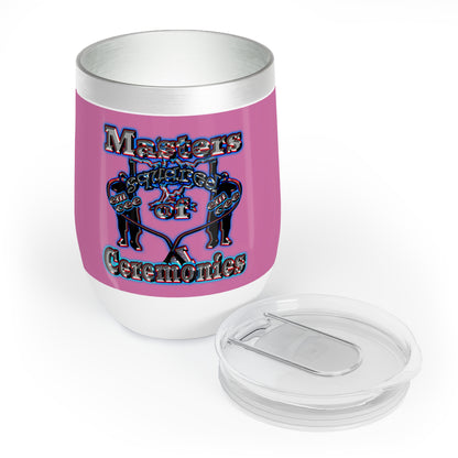 em cee squared - Chill Wine Tumbler (light pink)