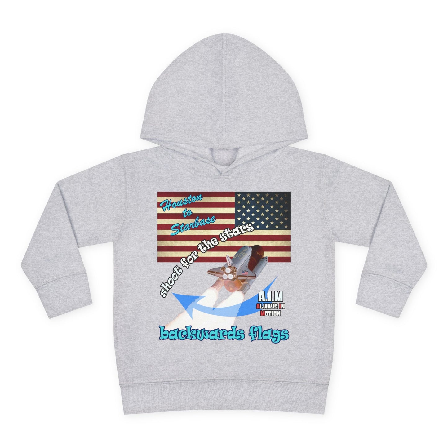 shoot for the stars - Toddler Pullover Fleece Hoodie