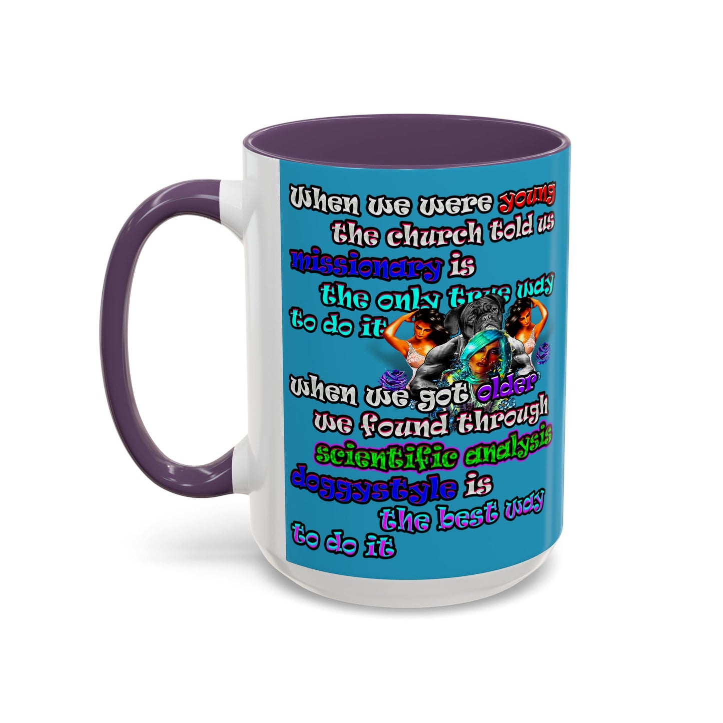 doggystyle - Accent Mug (turquoise)