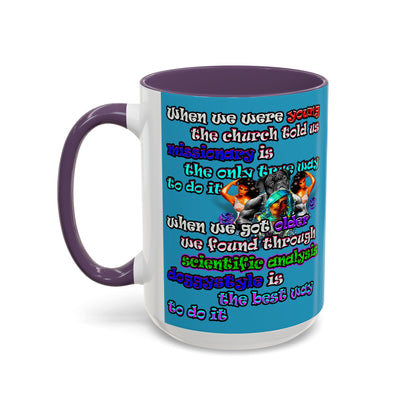 doggystyle - Accent Mug (turquoise)