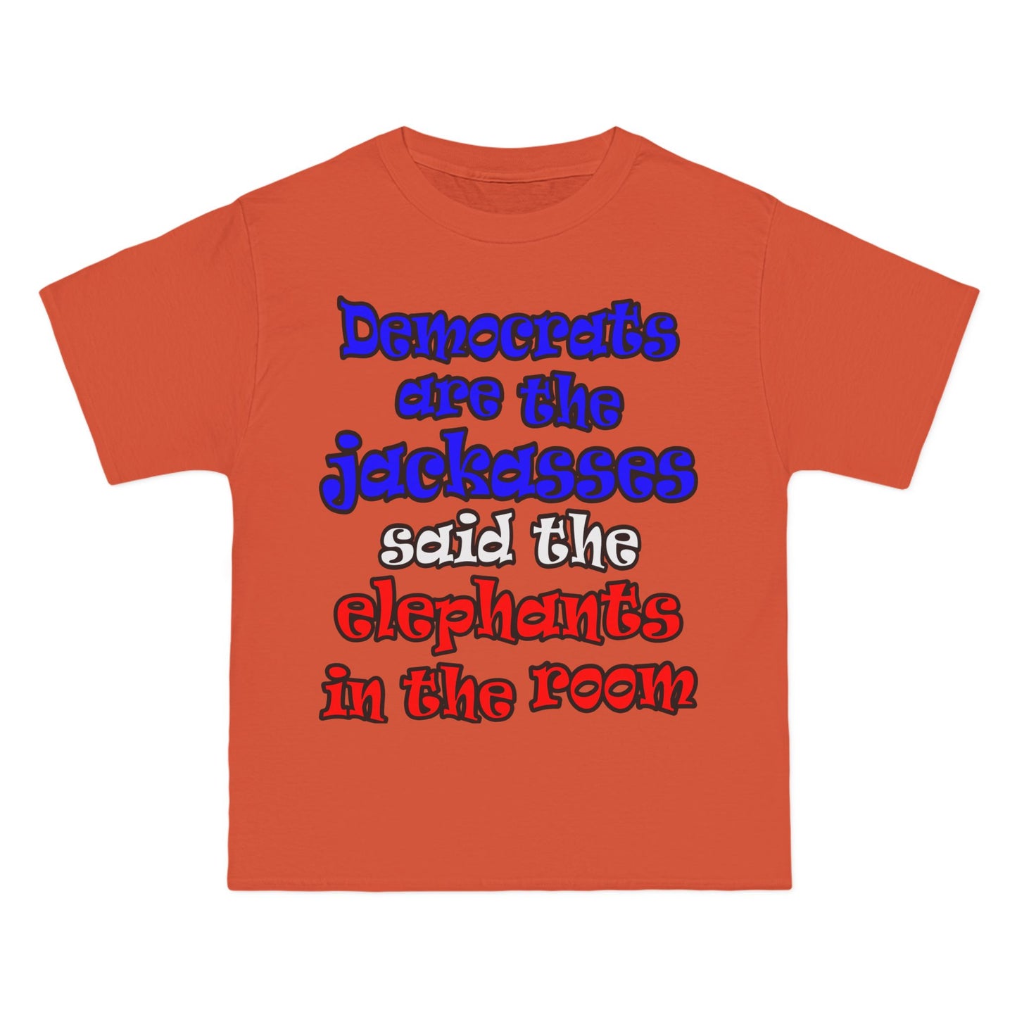 donkeys and elephants - Beefy-T®  Short-Sleeve T-Shirt