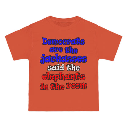 donkeys and elephants - Beefy-T®  Short-Sleeve T-Shirt