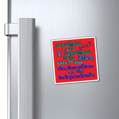 declaration of the independents - Magnets - (red)